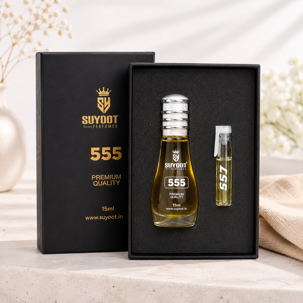 555 Premium Perfume 15ml | Long-Lasting Luxury Citrus Musky Fragrance