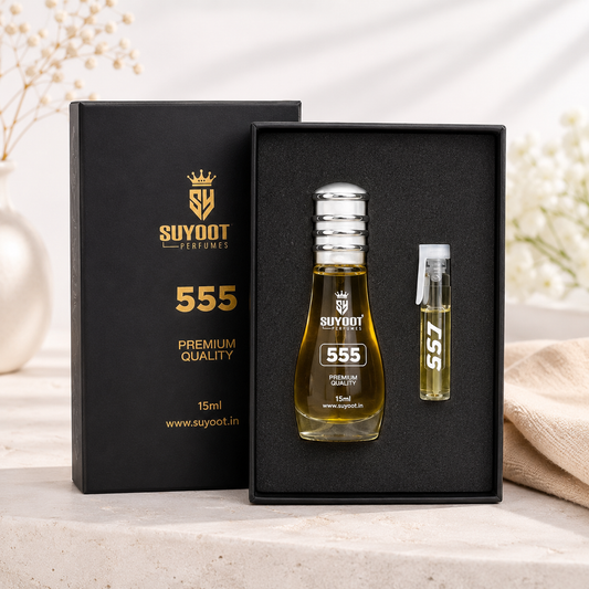 555 Premium Perfume 15ml | Long-Lasting Luxury Citrus Musky Fragrance