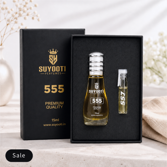 555 Premium Perfume 15ml | Long-Lasting Luxury Citrus Musky Fragrance